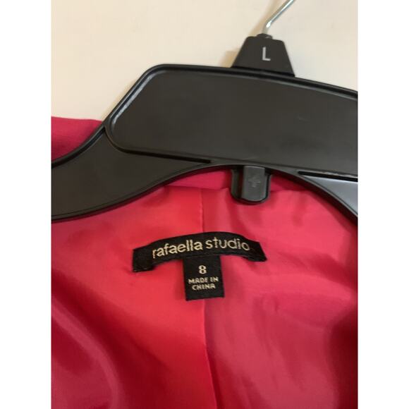 Rafaella studio womens pink blazer buttoned long sleeve classy blazer womens 8 - Picture 4 of 6
